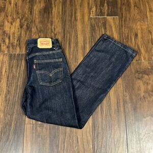 Levi's 514 Straight Jeans Size 14 Reg 27Wx 27L Denim Straight Leg